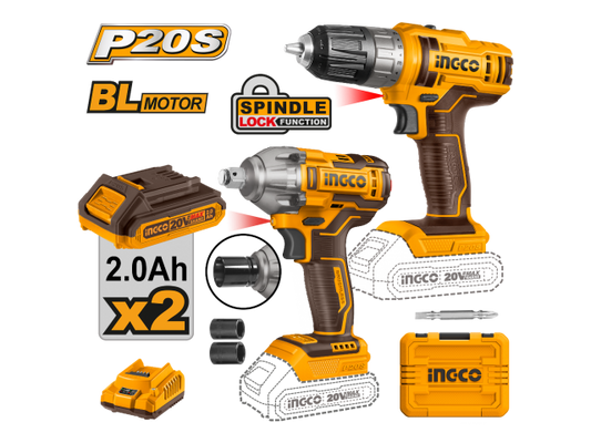 Combo taladro + Llave de impacto 300NM