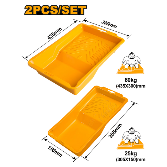 Set de 2 charolas para pintar 4" y 9"