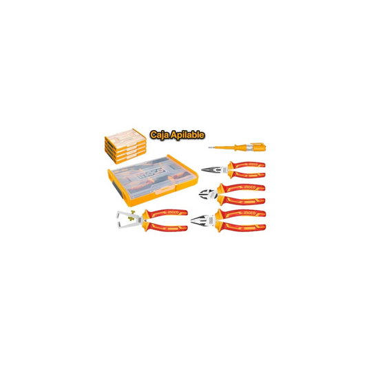 Juego de herramientas aisladas 5 piezas apilable