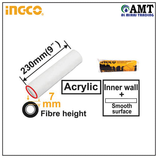 Felpa de rodillo para interiores 9"
