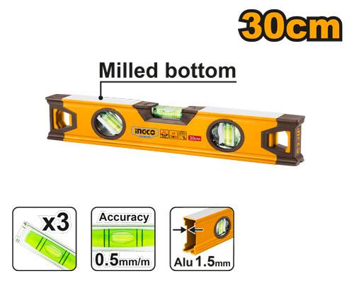 Nivel de 30 cm de aluminio